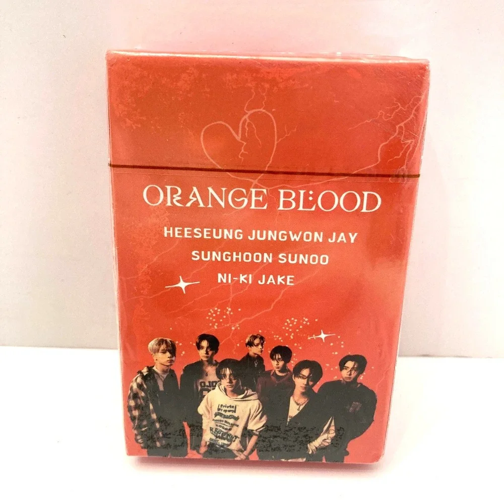 Enhypen Orange Blood 55 Photo LOMO Cards K-Pop Korean Boy Band New SEALED - Picture 4 of 6